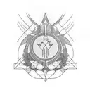 biblical  tattoo design idea