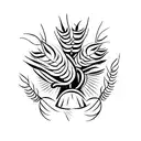 wheat tattoo design idea