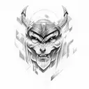 Martillo de Thor  tattoo design idea