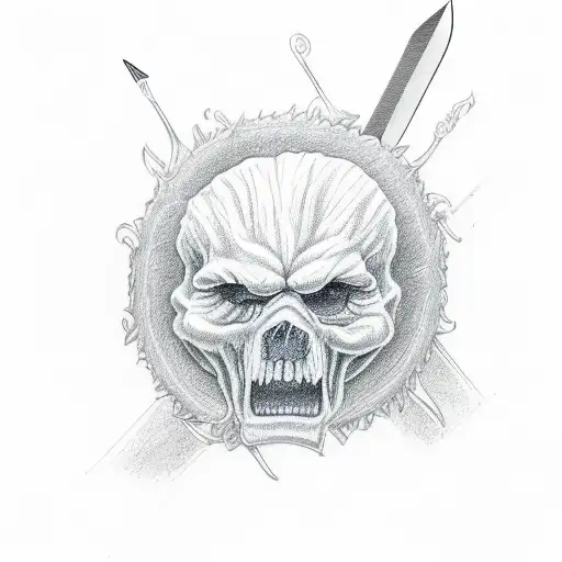 bluemoon knives for a grandpa that passed away and always asked if I had any cookies tattoo design idea