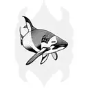 orca tattoo design idea