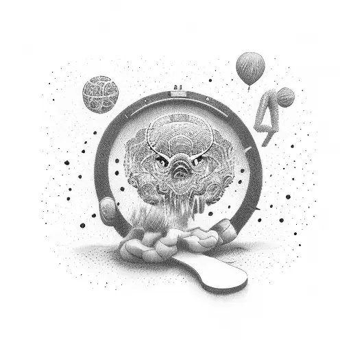 dope, hope, love in a single word tattoo design idea