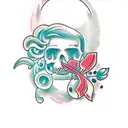 pinup tattoo design idea