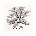 Cherry Blossom tree tattoo design idea