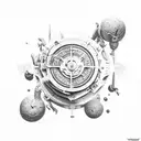 scroll tattoo design idea