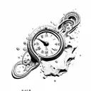 scroll tattoo design idea