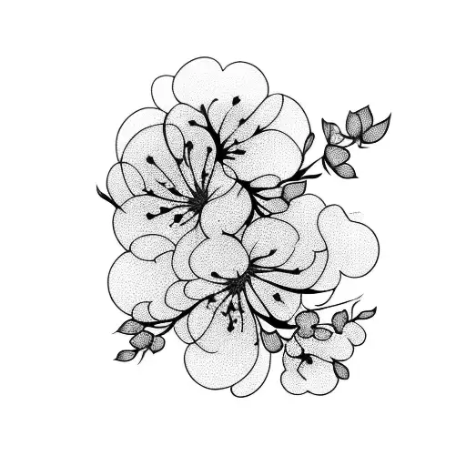 Cherry Blossom tattoo design idea