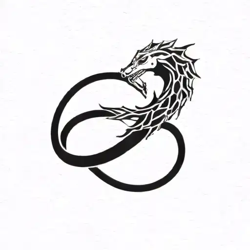 ouroboros tattoo design idea