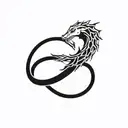 ouroboros tattoo design idea
