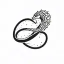 ouroboros tattoo design idea