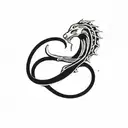 ouroboros tattoo design idea
