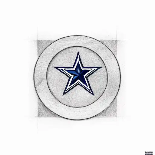 dallas cowboys star tattoo design idea
