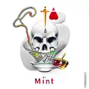 minimal lines with chalice and scissors with wine and god tattoo design idea