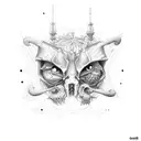 per Aspera ad astra tattoo design idea