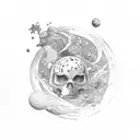 per Aspera ad astra tattoo design idea