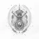 per Aspera ad astra tattoo design idea