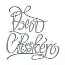 make a clear text saying clearly "BPD best pussy disorder" in a cursive font  tattoo design idea