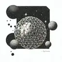 Dyson sphere tattoo design idea