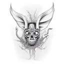 omerta scary tattoo design idea