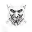 omerta scary tattoo design idea