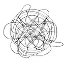 Invisible string linking mom and daughter through the universe tattoo design idea