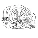 Invisible string connecting mom and daughter tattoo design idea