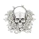 Memento Mori written tattoo design idea