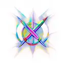 Trident tattoo design idea