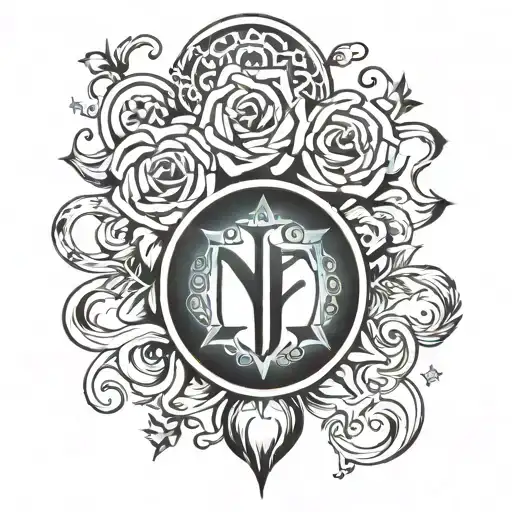 Neda Symbol tattoo design idea