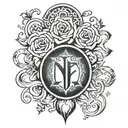 Neda Symbol tattoo design idea
