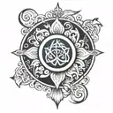 Neda Symbol tattoo design idea