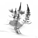 Fireweed tattoo design idea