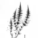 Fireweed tattoo design idea