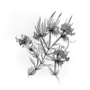 Fireweed tattoo design idea