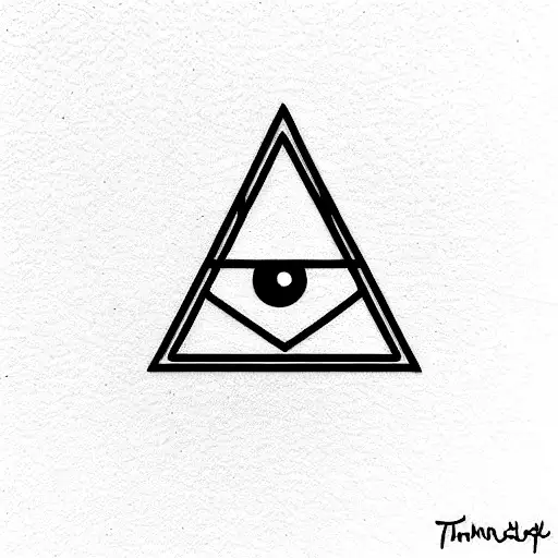 illuminati tattoo design idea