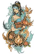 The four elements from avatar avatar avatar tattoo design idea