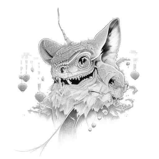Grape brunch tattoo design idea