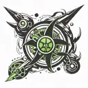 ben 10 omnitrix logo redesign tattoo design idea