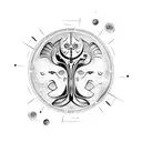 gemini  tattoo design idea