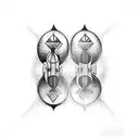 gemini  tattoo design idea