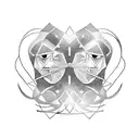 gemini  tattoo design idea