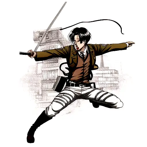 levi akerman attack on Titan  tattoo design idea