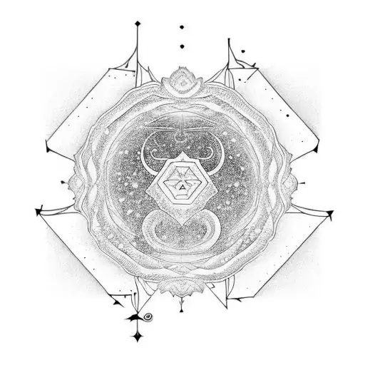As above, so below; as within, so without; as the universe, so the soul tattoo design idea