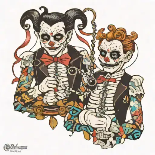 marionette being controlled tattoo design idea