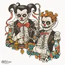 marionette being controlled tattoo design idea