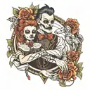 marionette being controlled tattoo design idea