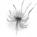 spider lily tattoo design idea