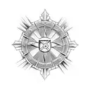 maltese cross tattoo design idea