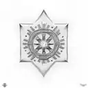 maltese cross tattoo design idea