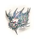 among us video game  tattoo design idea